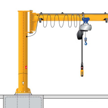 2 ton foundation mounted cantilever slewing jib crane